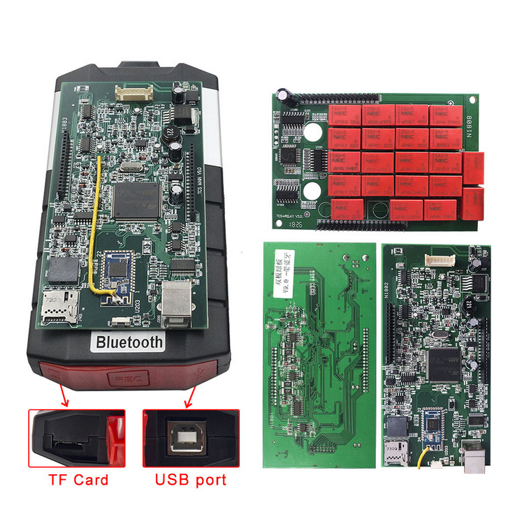 DELPHI DS 150 e Modèle 2023 PRO AVEC BLUETOOTH 21 RELAIS ET PUCES NEC